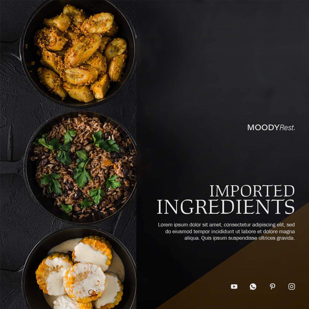 Moody food restaurant